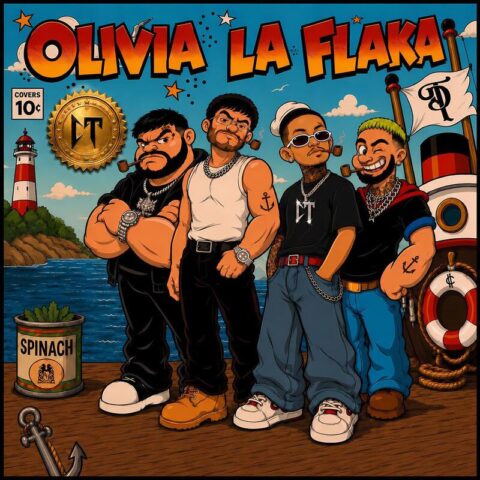Natanael Cano, Tito Double P, Victor Mendivil, Ovi – OLIVIA LA FLAKA