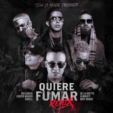 Nio Garcia Ft. Casper Magico, Darell, Miky Woodz, De La Ghetto, Almighty – Quiere Fumar Remix